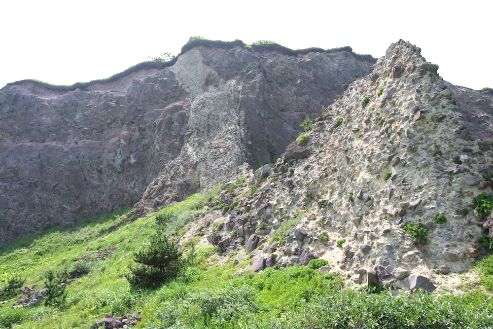 図6　イタンキ岬の砕屑岩脈.jpg