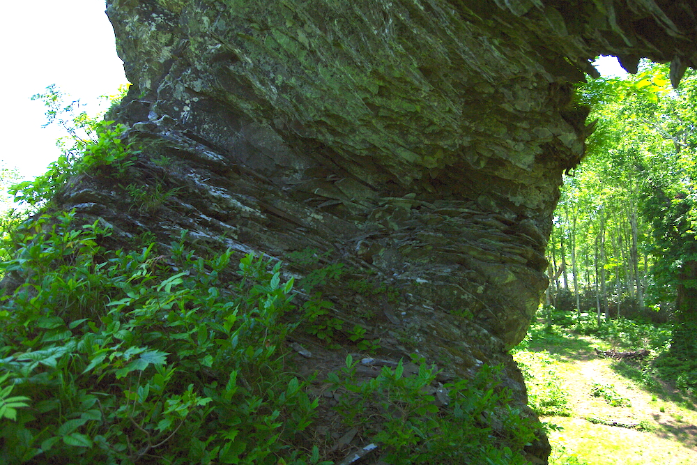 図2　メガネ岩を下から.jpg